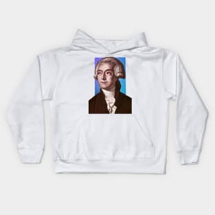 French Chemist Antoine Lavoisier illustration Kids Hoodie